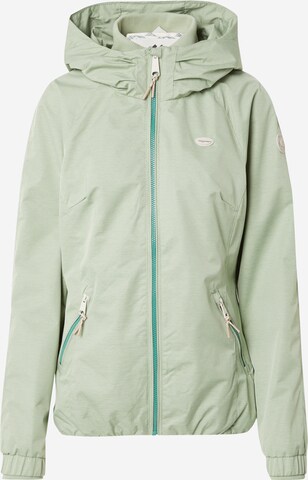 Ragwear Weatherproof jacket 'DIZZIE B' in Green: front