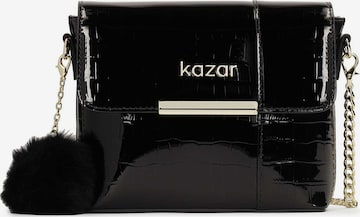 Kazar Handbag in Black: front