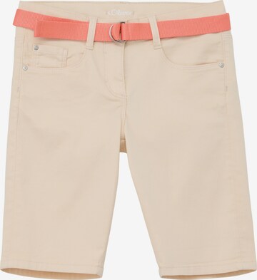 s.Oliver Shorts 'Suri' in Beige: predná strana