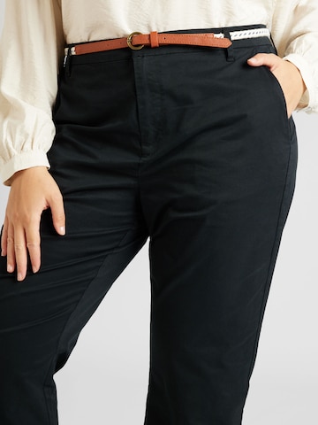 ONLY Curve Normální Chino kalhoty 'BIANA' – černá