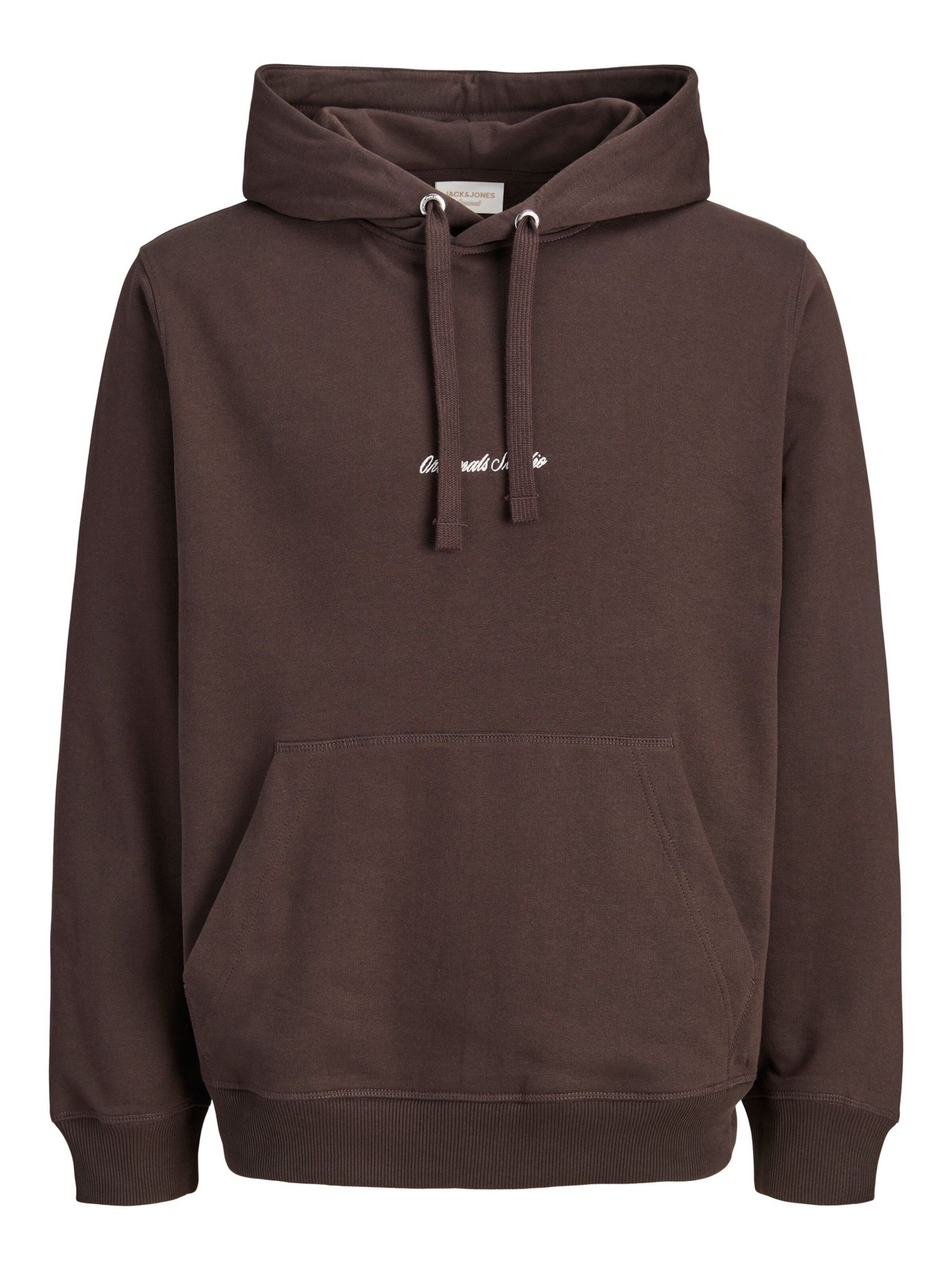 Jack & Jones Plus Sweatshirt in Brown: front