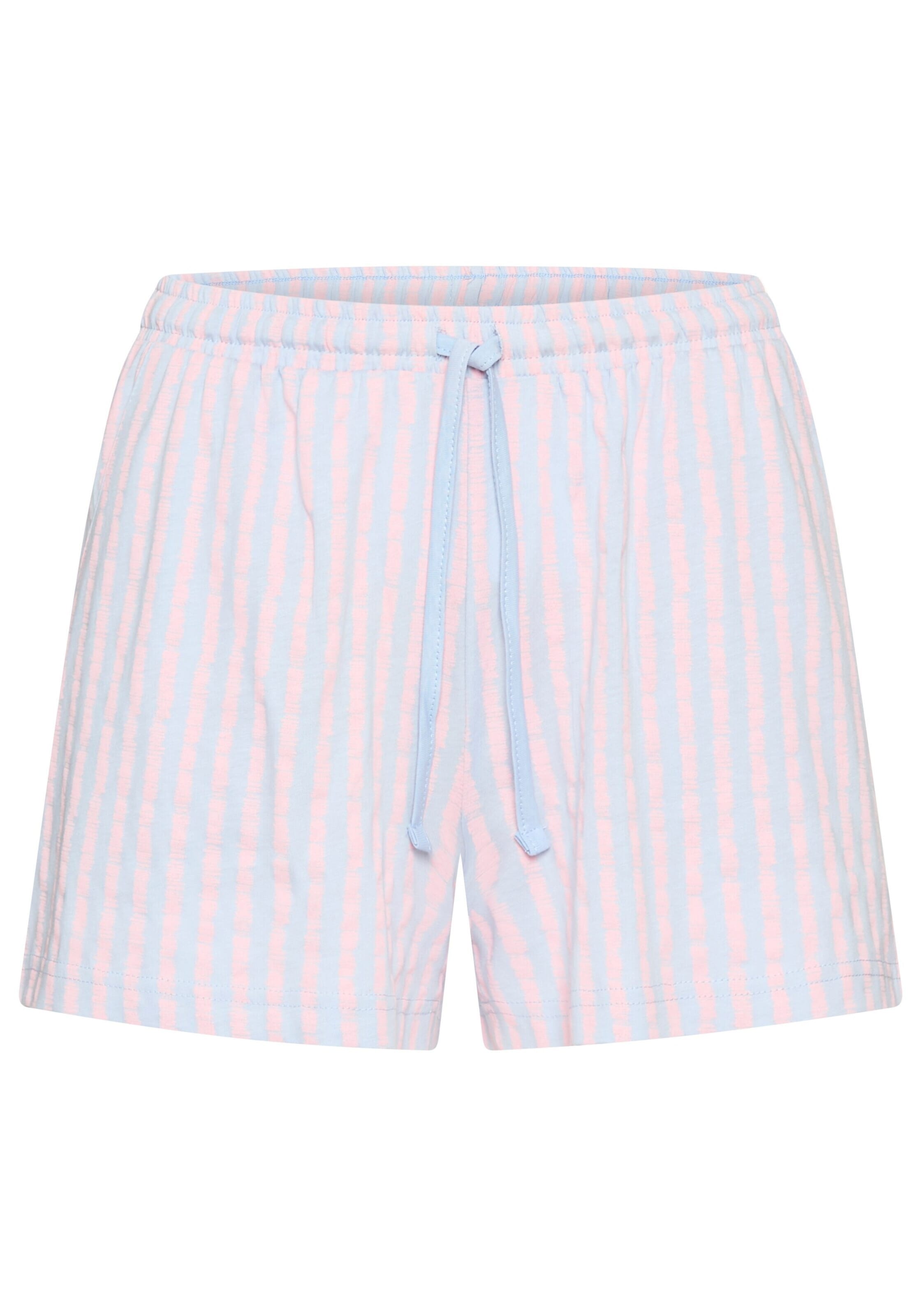 VIVANCE Pyjamashorts in Blau: Vorderseite