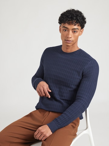 JOOP! Sweter 'Welmo' w kolorze niebieski: przód