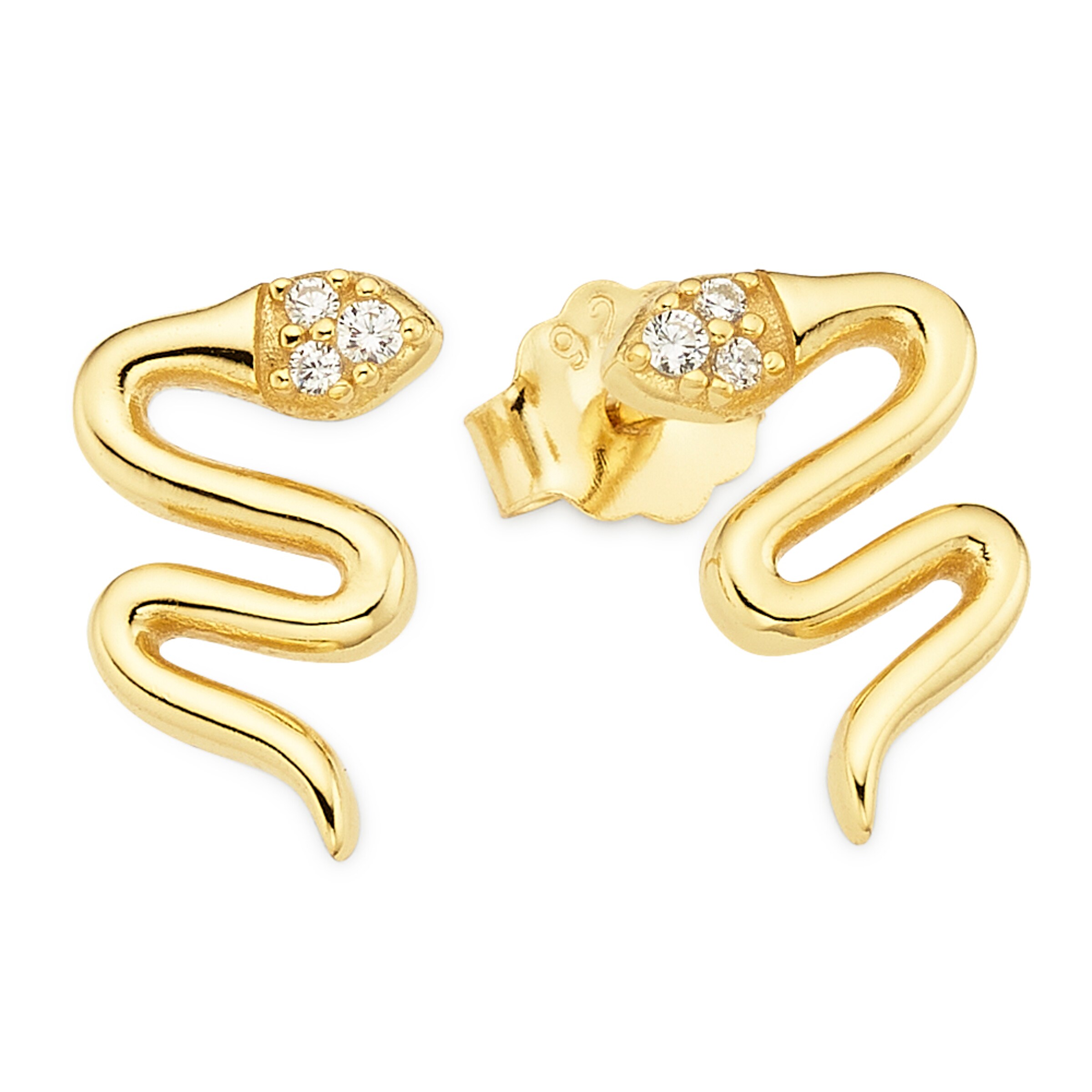 Aniston Earrings in Gold: front