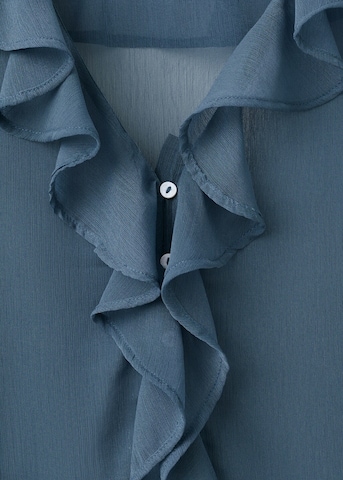 MANGO TEEN Bluse 'Ranch' in Blau