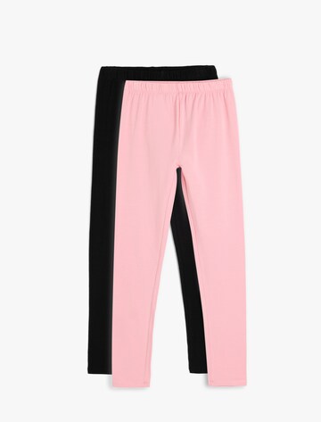 Koton Skinny Leggings in Pink: front