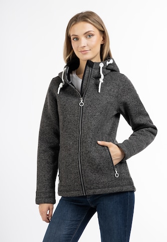 DreiMaster Maritim Fleece jacket in Grey: front