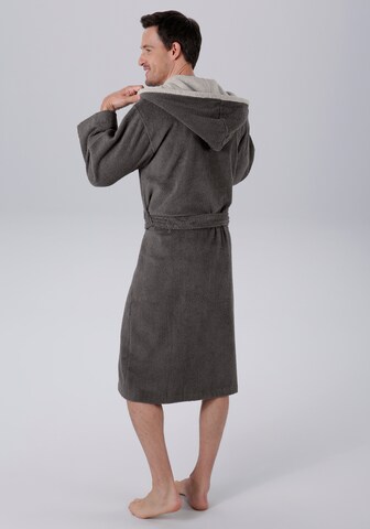 MY HOME Long Bathrobe in Grey