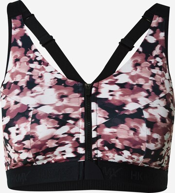 Bustier Soutien-gorge de sport HKMX en rose : devant