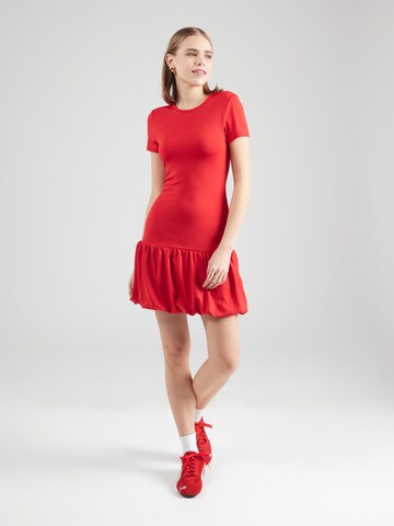 WEEKDAY - Vestido 'Daisy' en rojo: frente