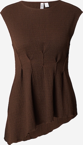 Top 'PCMALIE' di PIECES in marrone: frontale