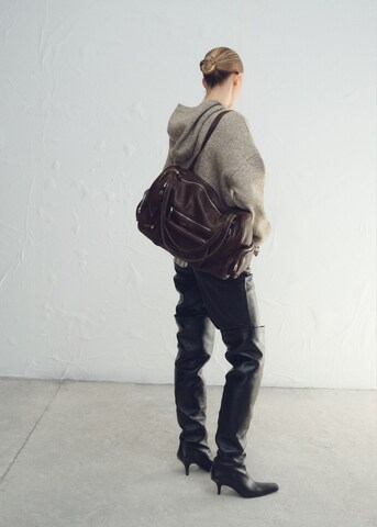 MANGO Reisetasche 'Maina' in Braun