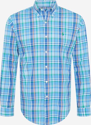 Camicia di Polo Ralph Lauren in blu: frontale