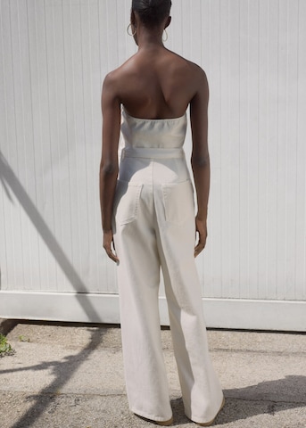 MANGO Jumpsuit 'Cally' in Weiß