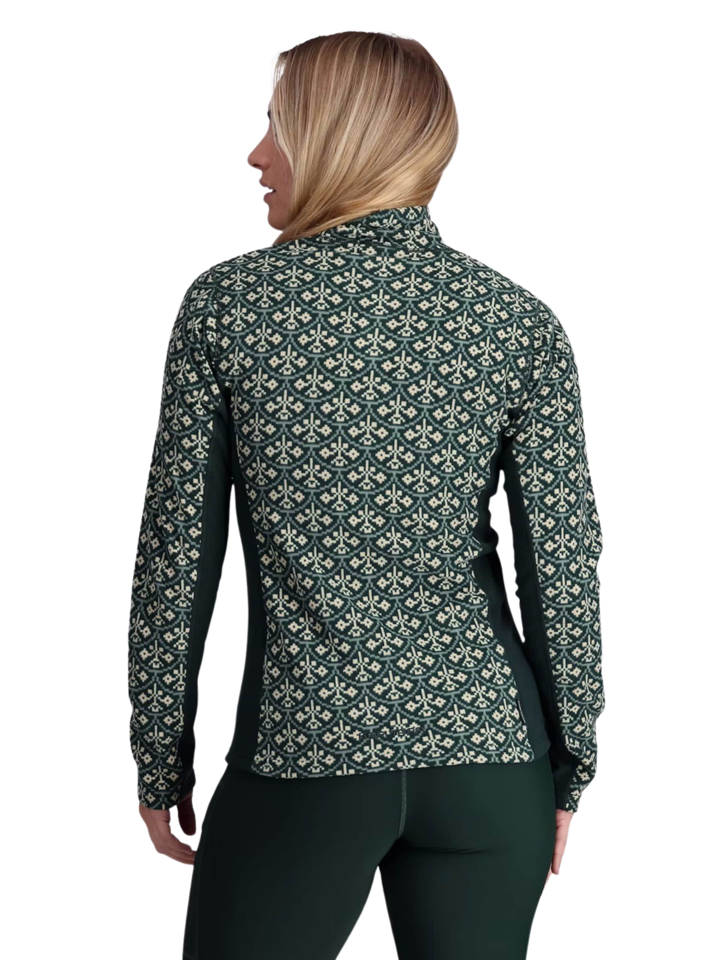 Jachetă  fleece funcțională 'Thalena' de la Kari Traa pe verde