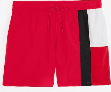 TOMMY HILFIGER Badeshorts in Rot: Vorderseite