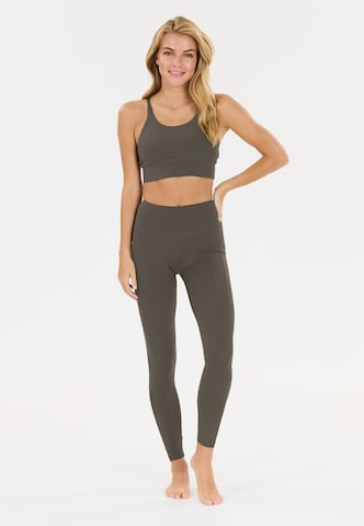 Athlecia Bustier Sport bh 'Elli' in Bruin