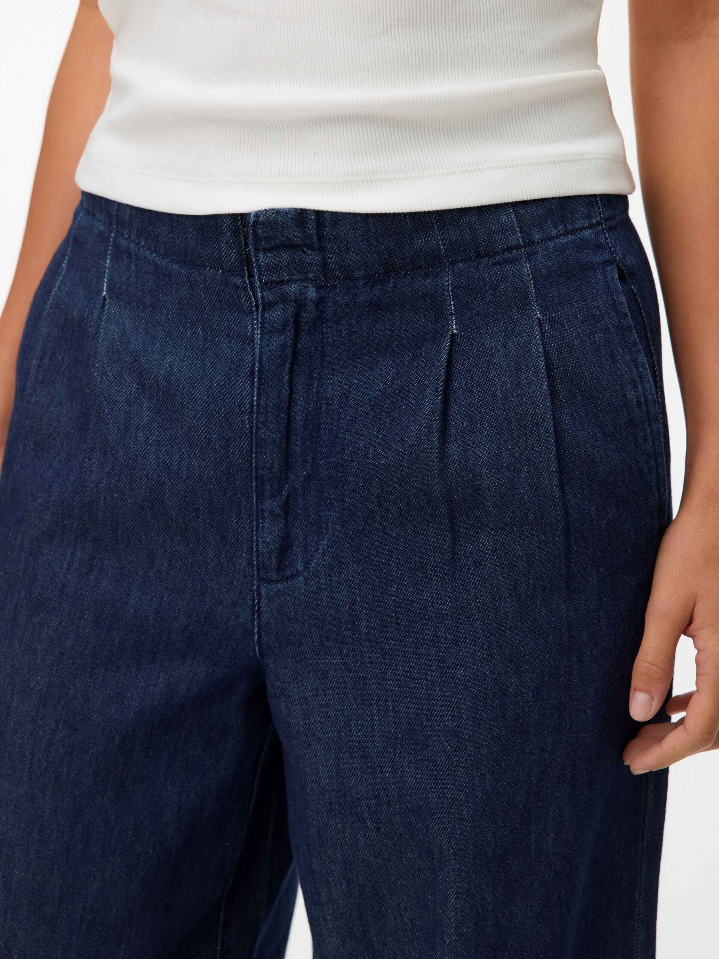 VERO MODA Wide leg Jeans '10339356' in Blauw