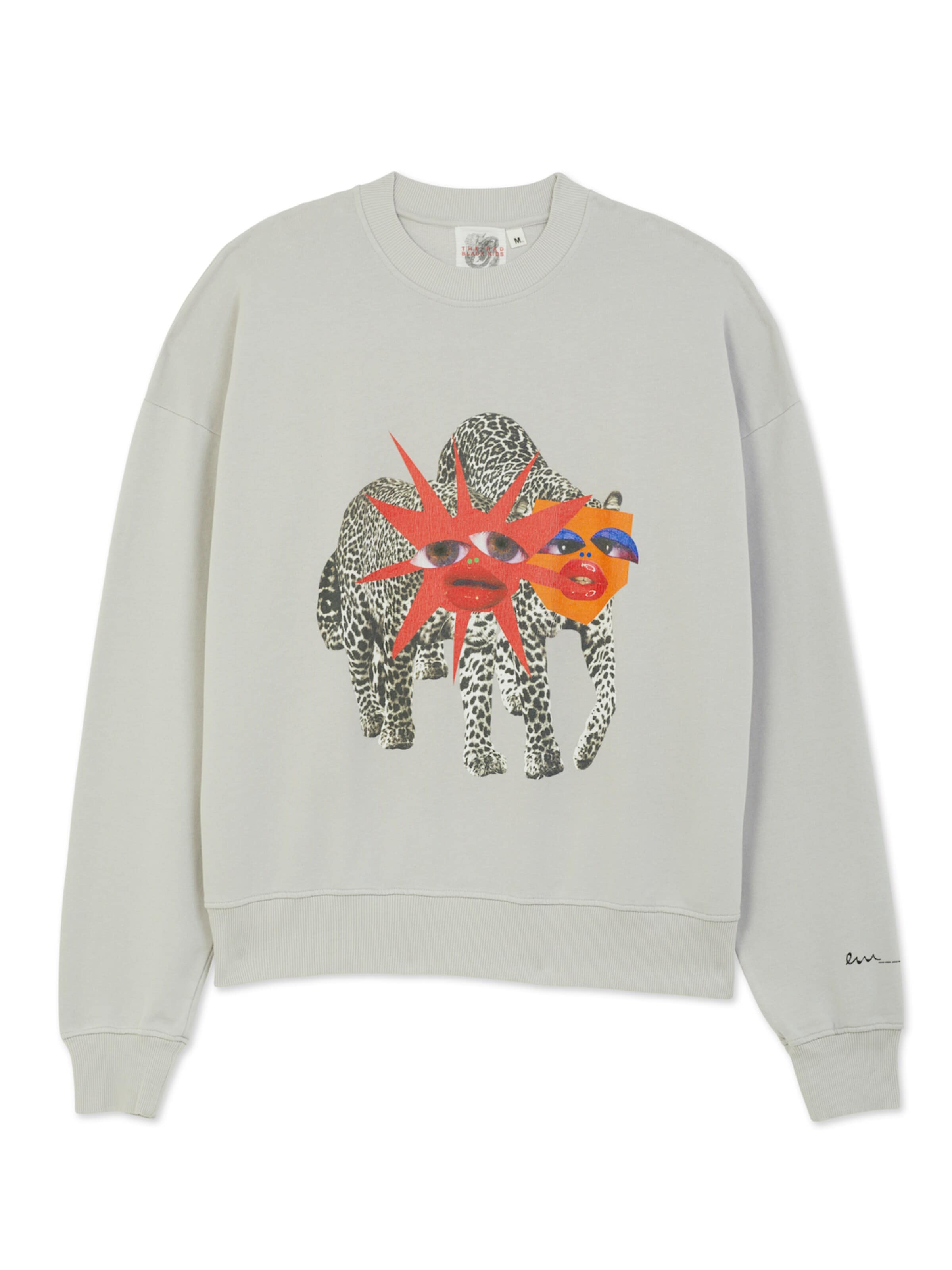 The Rad Black Kids Sweatshirt in Grey: front