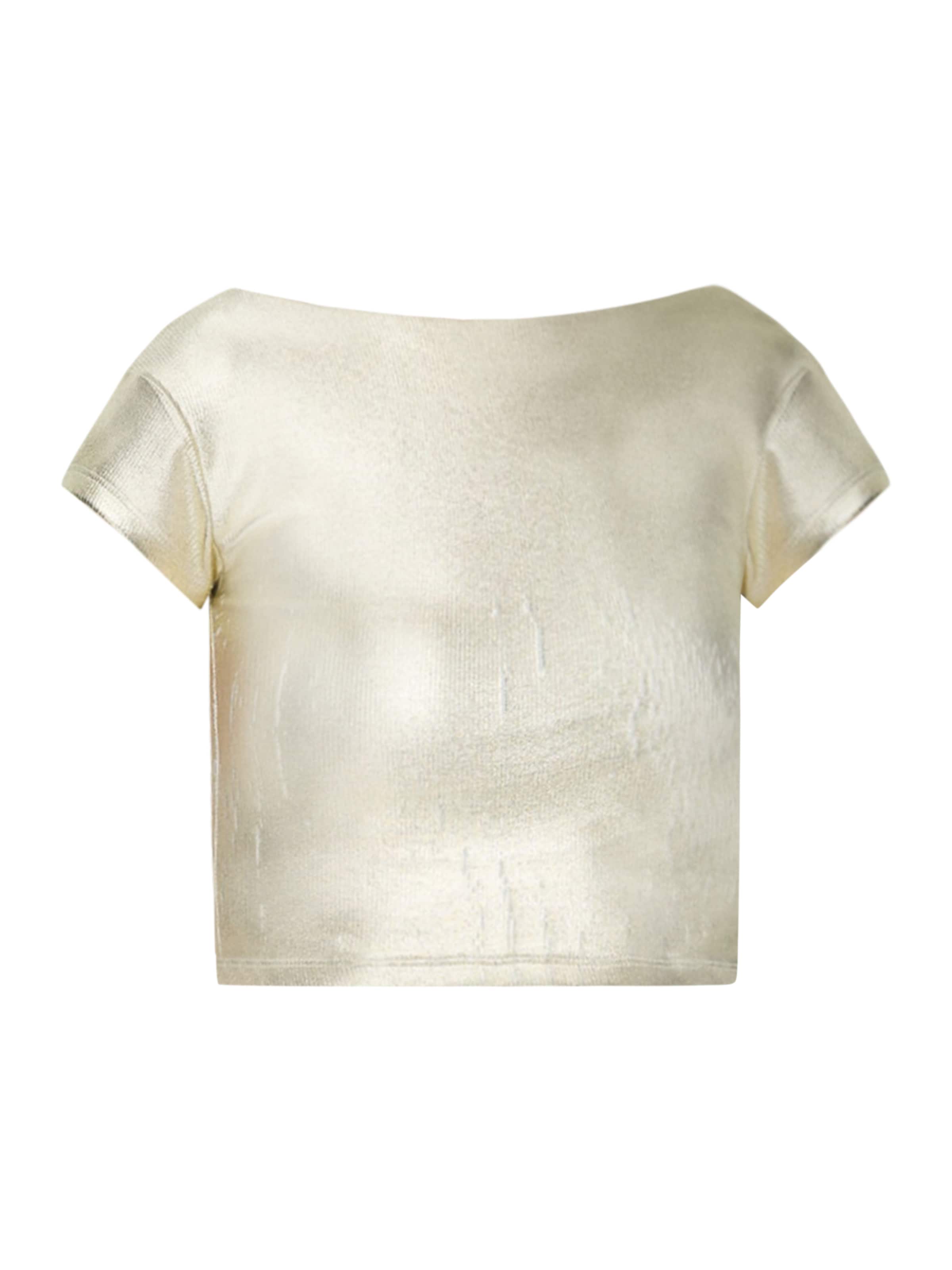 No Matter What Shirt 'Athlet' in Goud: voorkant