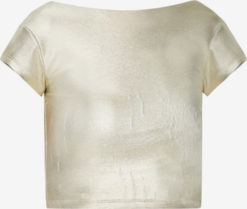 No Matter What Shirt 'Athlet' in Goud: voorkant