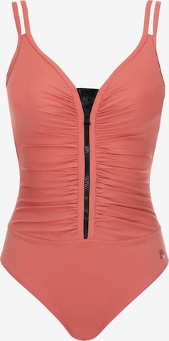 SUNFLAIR Bralette Swimsuit in Blue: front