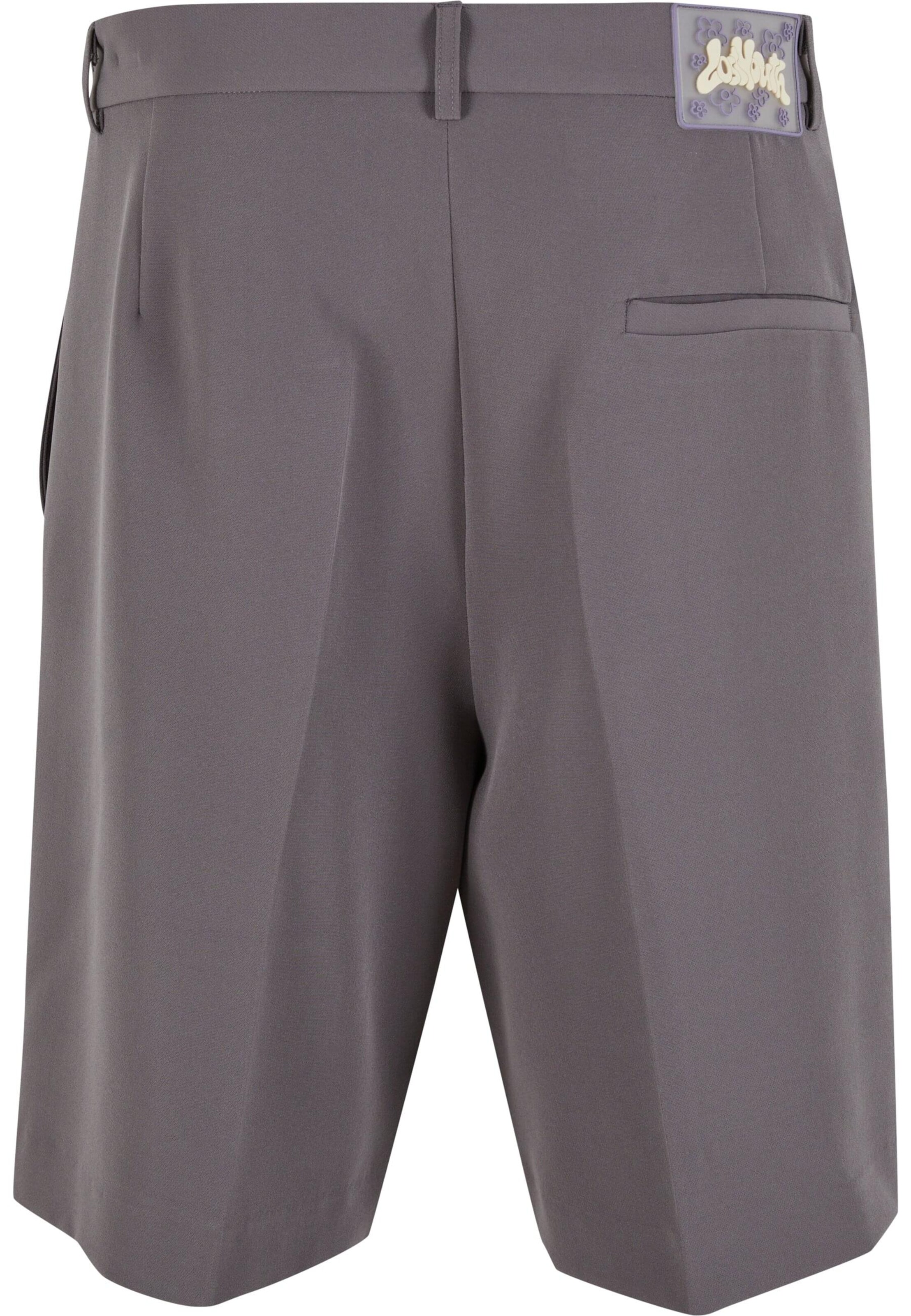 Lost Youth Loose fit Pleat-front trousers in Grey
