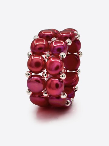 Ateliers Saint Germain Ring 'TUILERIES' in Red: front
