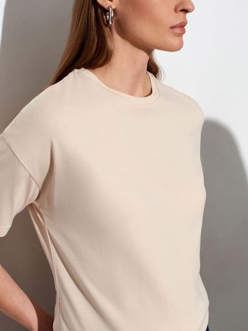 T-shirt 'T-Shirts' Dilvin en beige