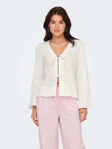 JDY Blouse 'JDYTHEIS' in White: front