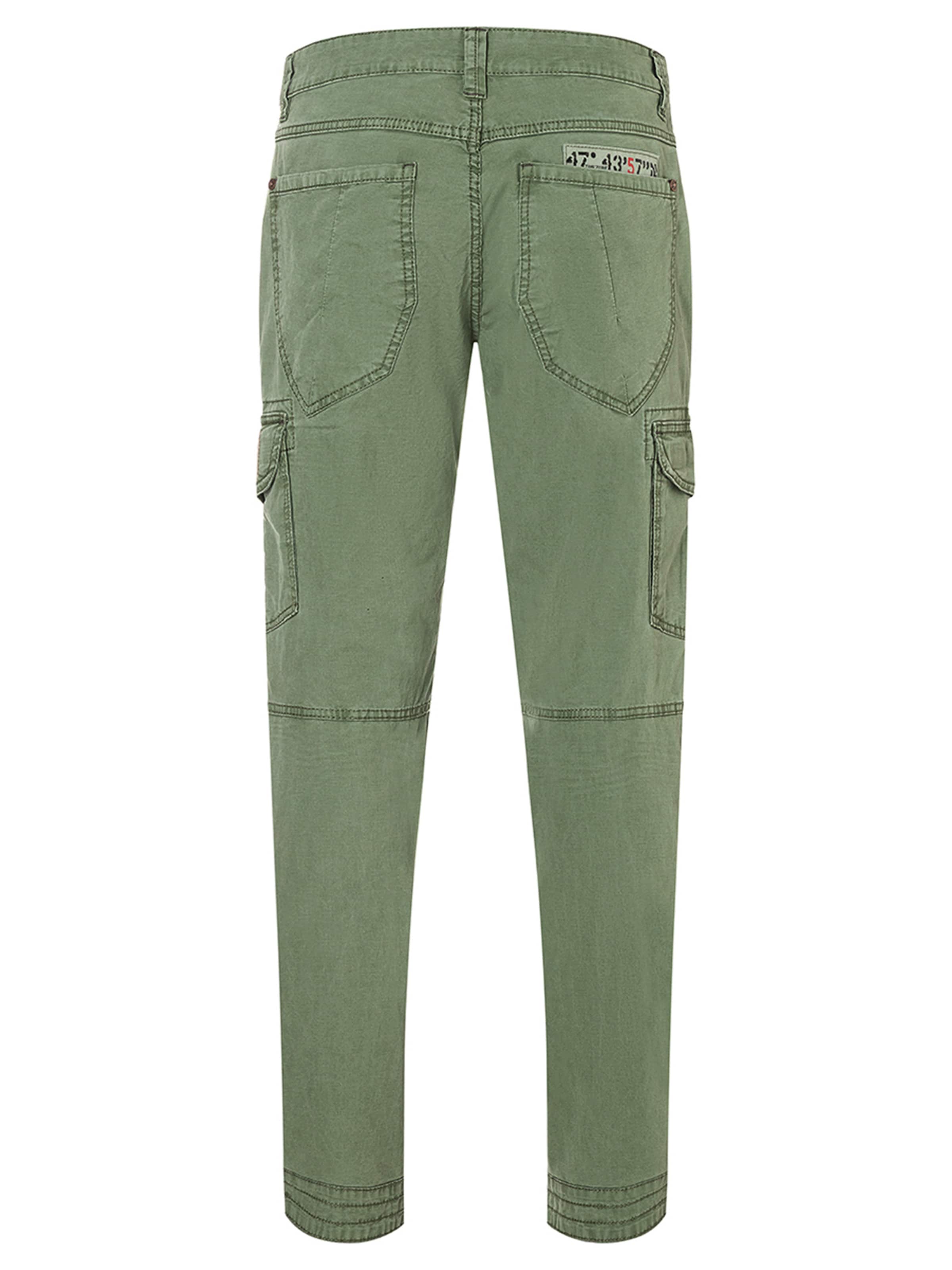 TIMEZONE Regular Cargo Jeans 'Roger' in Green