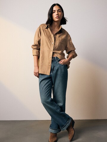 Next Blus i brun