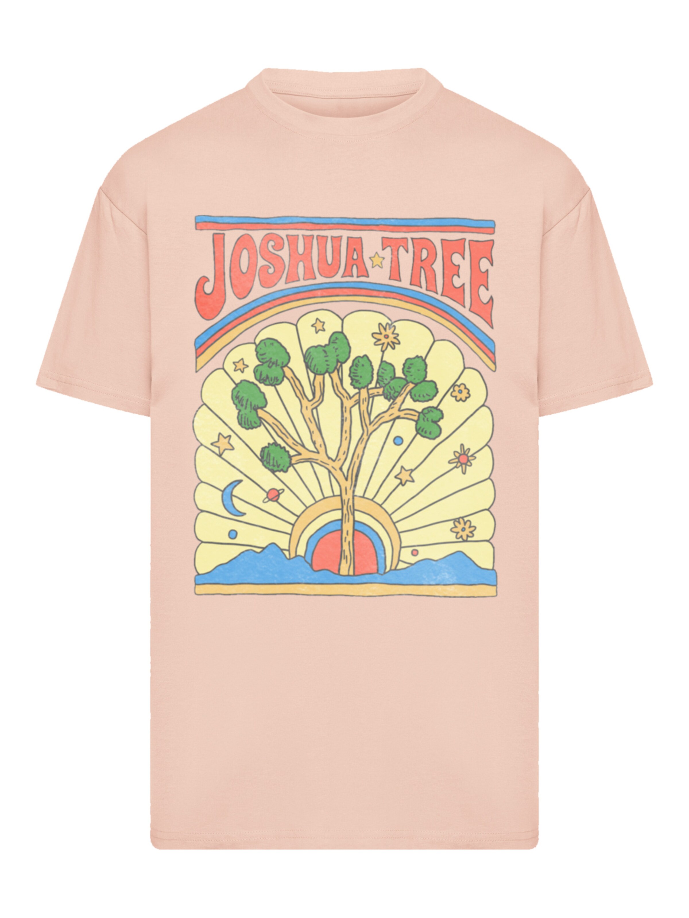 F4NT4STIC Shirt 'US National Parks Joshua Tree' in Pink: front
