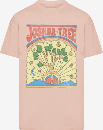 F4NT4STIC Shirt 'US National Parks Joshua Tree' in Pink: front