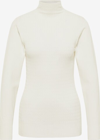 DreiMaster Vintage Sweater in White: front