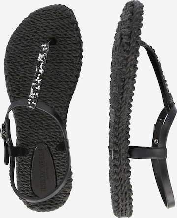 ILSE JACOBSEN T-bar sandals 'Cheerful' in Black