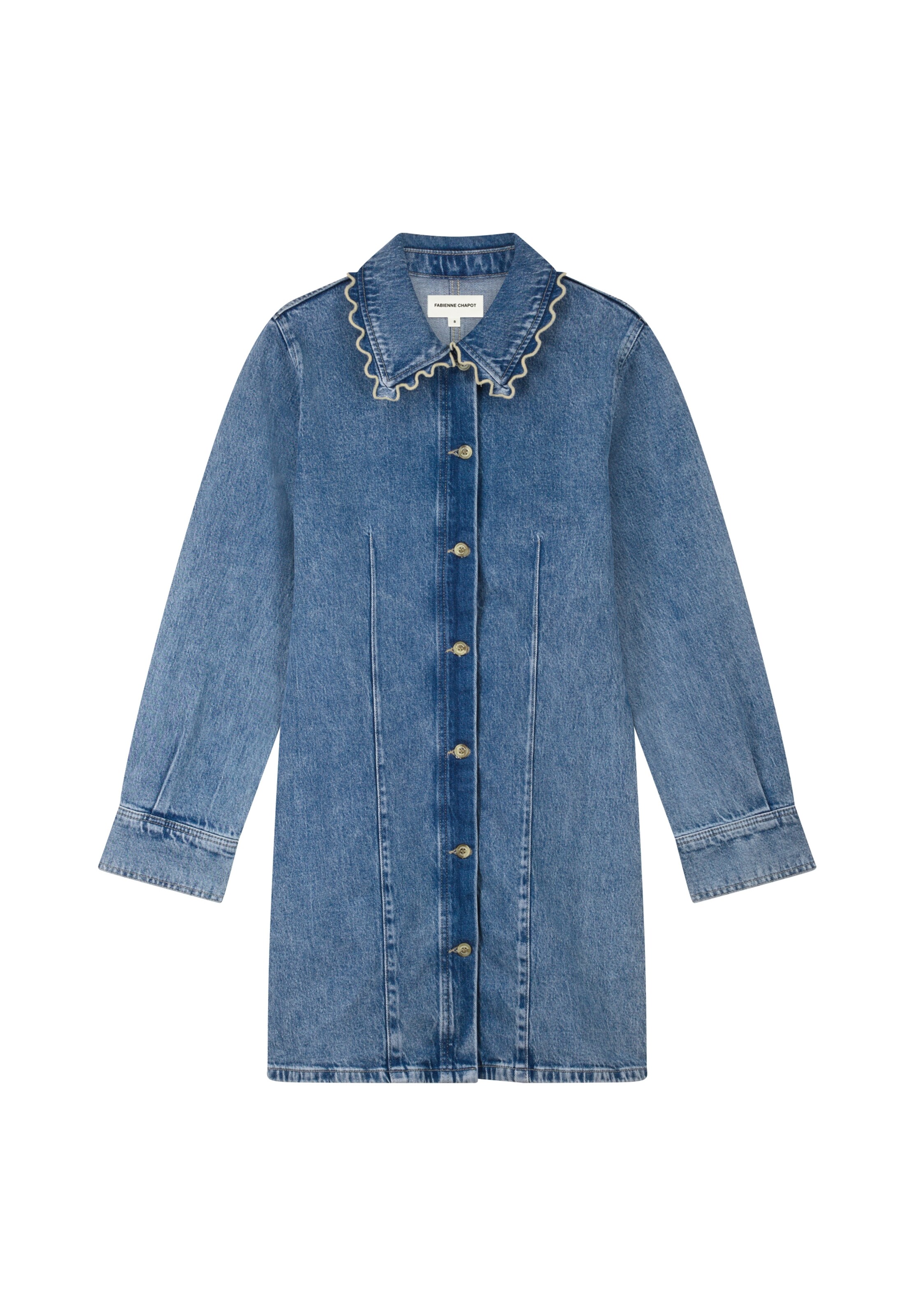 Robe Fabienne Chapot en bleu : devant