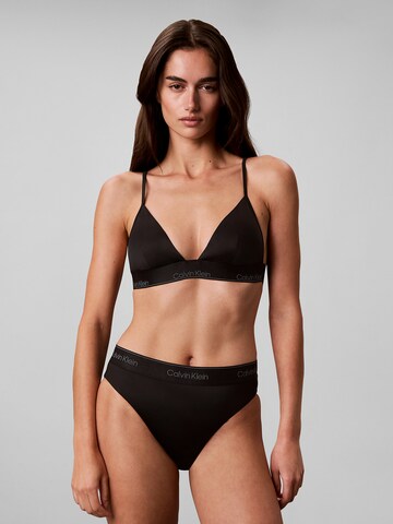 Regular Hauts de bikini Calvin Klein Underwear en noir : devant