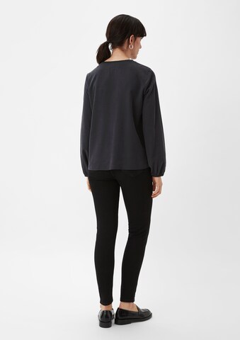 comma casual identity Blouse in Zwart