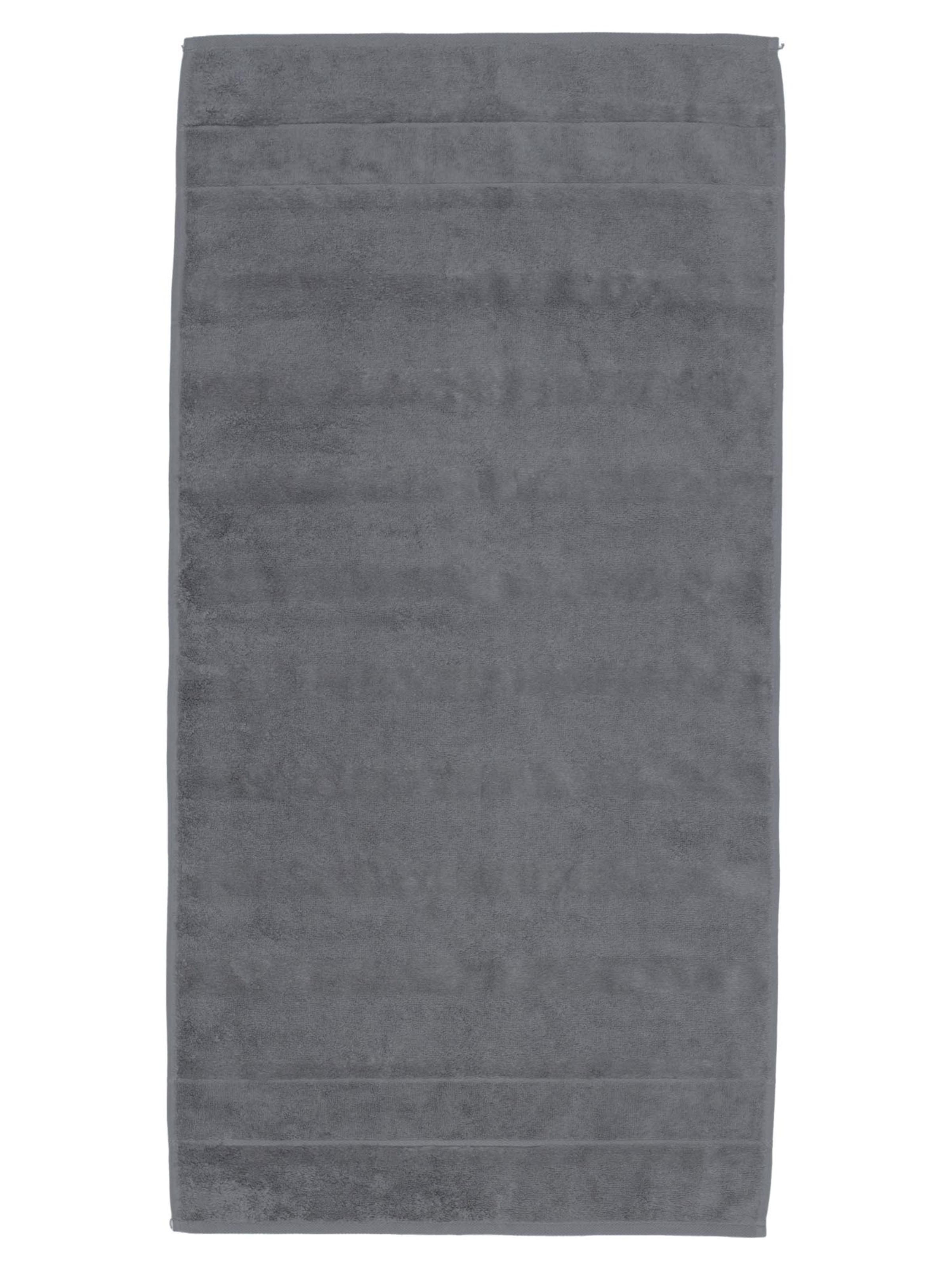 Cawö Towel 'Noblesse' in Grey