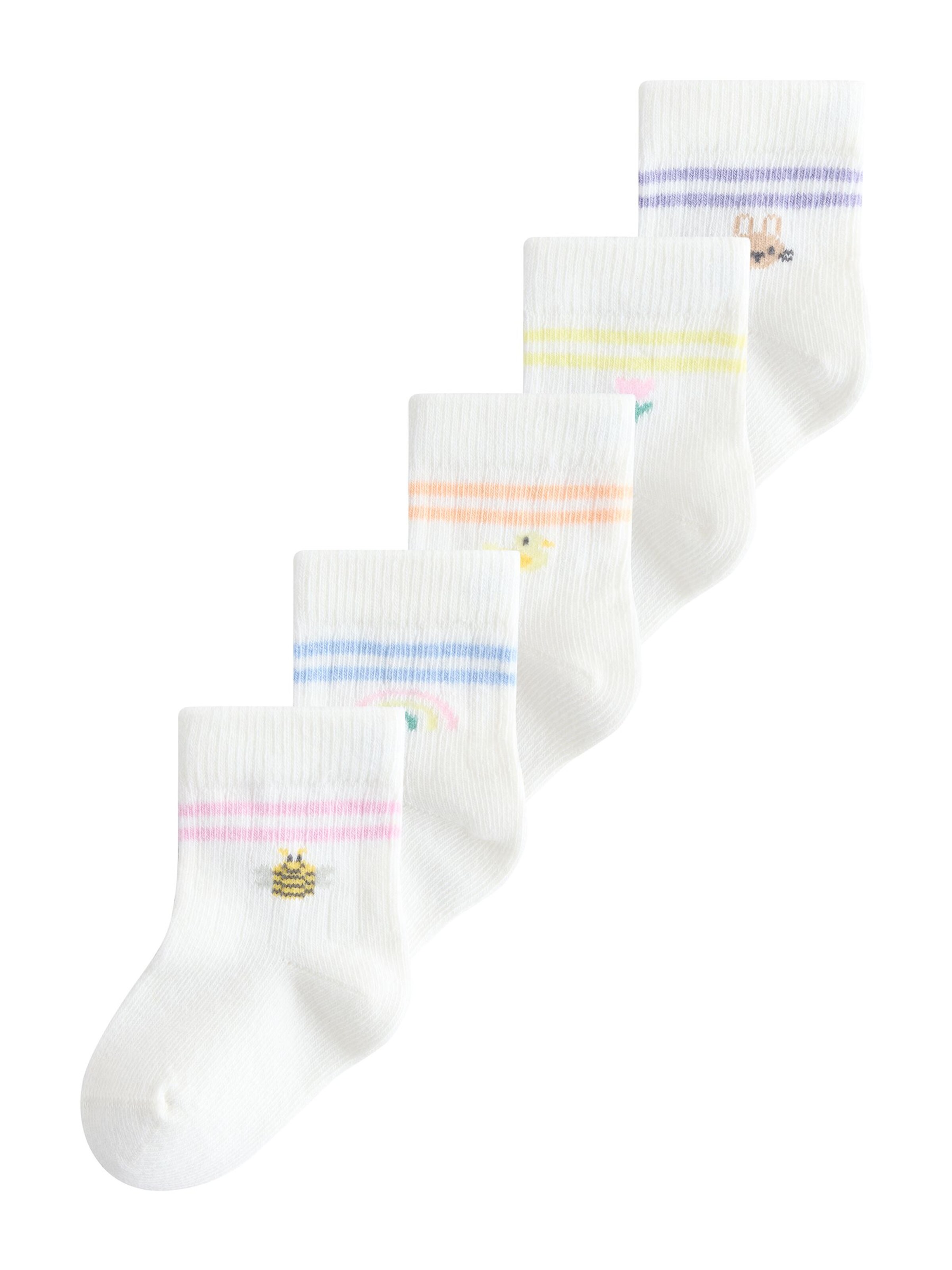 Chaussettes Next en blanc : devant