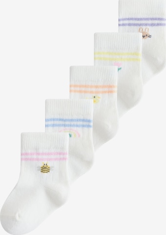 Chaussettes Next en blanc : devant