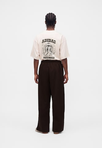 ADIDAS ORIGINALS Wide leg Παντελόνι 'ESS' σε καφέ