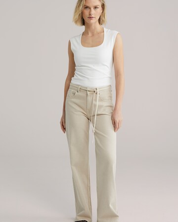 bēšs WE Fashion Vaļīgs piegriezums Džinsi