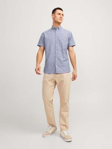 JACK & JONES Slim Fit Hemd 'Summer' in Blau