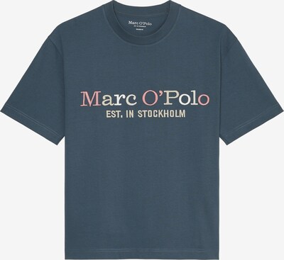 Marc O'Polo T-Shirt en beige / marine / melon / blanc, Vue avec produit