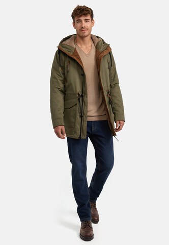 INDICODE JEANS Winterjacke 'Gillespie' in Grün