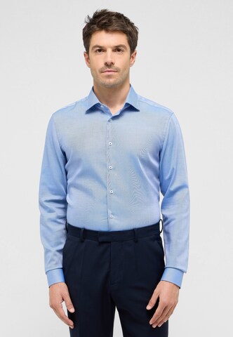ETERNA Slim fit Button Up Shirt in Blue: front
