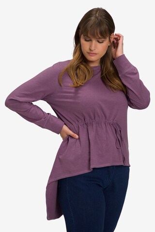 T-shirt Ulla Popken en violet : devant