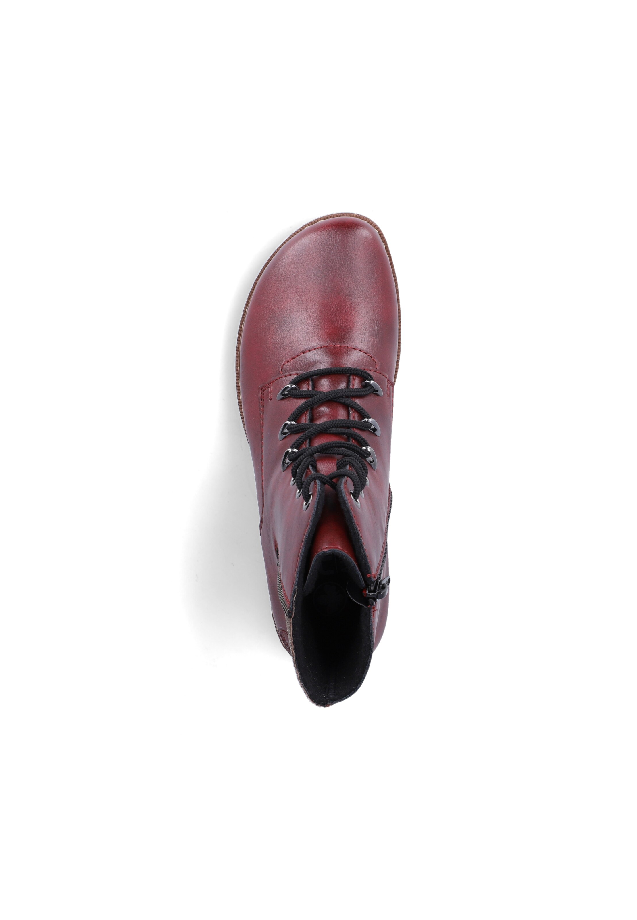 Bottes à lacets Rieker en rouge